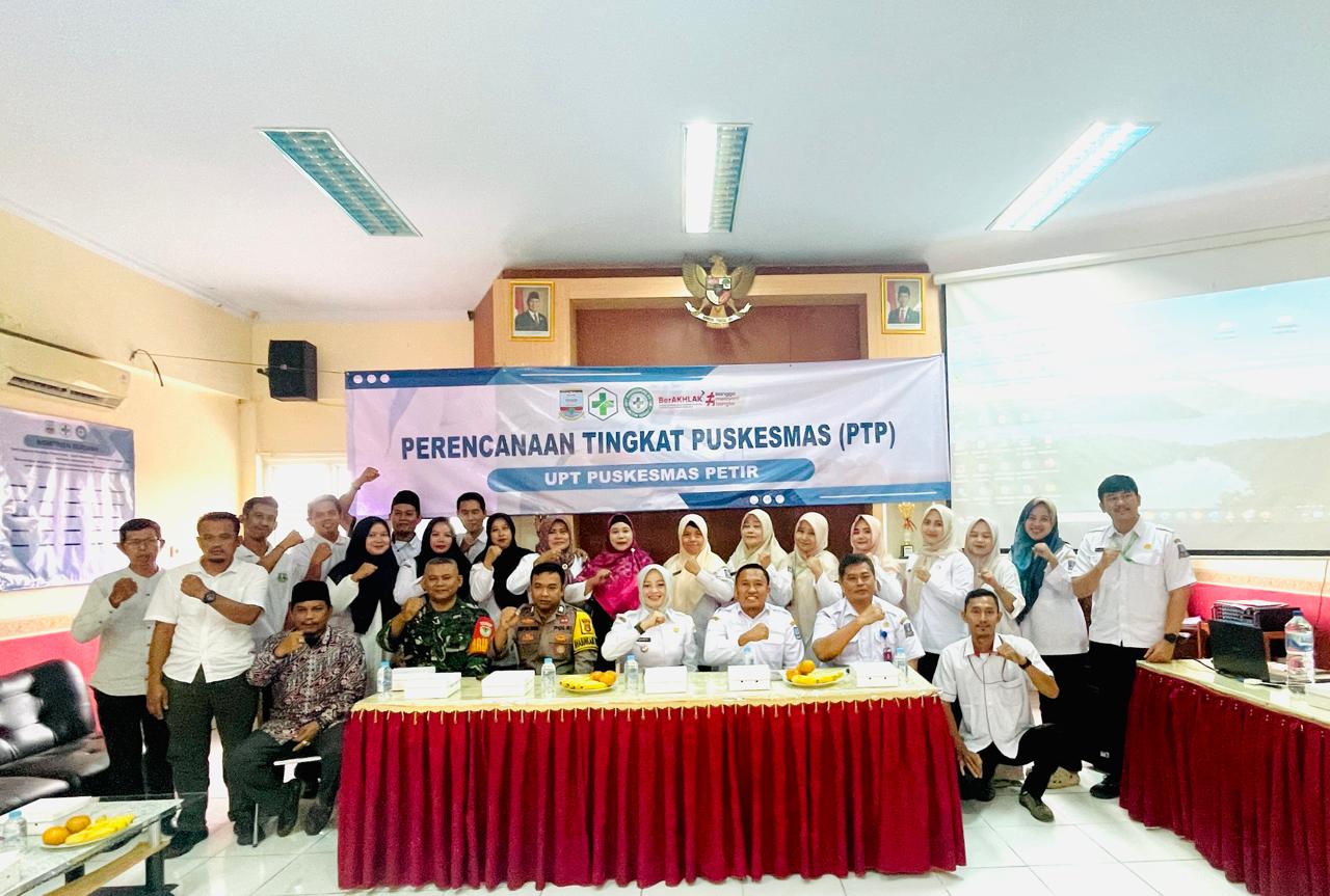 Pelaksanaan Perencanaan Tingkat Puskesmas (PTP) UPT Puskesmas Petir tahun 2026 